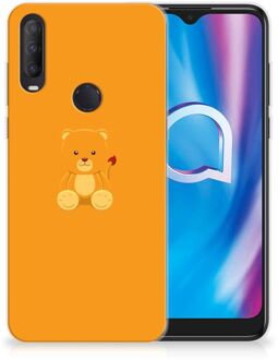 B2Ctelecom Silicone Hoesje Alcatel 1S (2020) GSM Hoesje Baby Beer