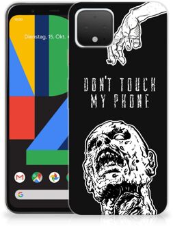 B2Ctelecom Silicone-hoesje Google Pixel 4 Zombie