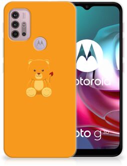 B2Ctelecom Silicone Hoesje Motorola Moto G30 | G10 GSM Hoesje Baby Beer