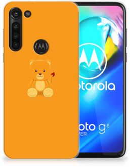 B2Ctelecom Silicone Hoesje Motorola Moto G8 Power GSM Hoesje Baby Beer