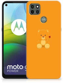 B2Ctelecom Silicone Hoesje Motorola Moto G9 Power GSM Hoesje Baby Beer