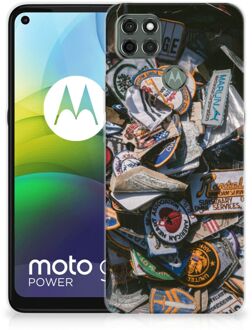 B2Ctelecom Silicone Hoesje Motorola Moto G9 Power GSM Hoesje Badges