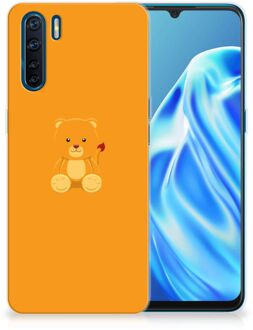 B2Ctelecom Silicone Hoesje OPPO A91 GSM Hoesje Baby Beer