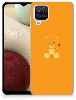 B2Ctelecom Silicone Hoesje Samsung Galaxy A12 GSM Hoesje Baby Beer