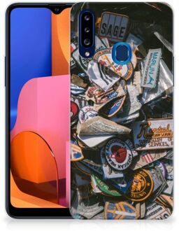 B2Ctelecom Silicone Hoesje Samsung Galaxy A20s GSM Hoesje Badges