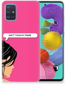 B2Ctelecom Silicone hoesje Samsung Galaxy A51 Woman DTMP