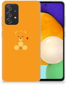 B2Ctelecom Silicone Hoesje Samsung Galaxy A52 (5G/4G) GSM Hoesje Baby Beer