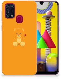 B2Ctelecom Silicone Hoesje Samsung Galaxy M31 GSM Hoesje Baby Beer