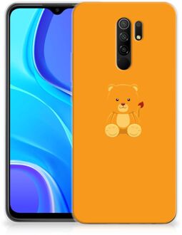 B2Ctelecom Silicone Hoesje Xiaomi Redmi 9 GSM Hoesje Baby Beer