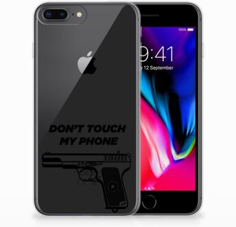 B2Ctelecom Siliconen Back Cover iPhone 7 Plus | 8 Plus Pistol DTMP