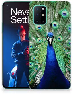 B2Ctelecom Siliconen Back Cover OnePlus 8T GSM Hoesje Pauw