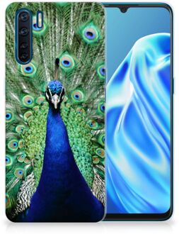 B2Ctelecom Siliconen Back Cover OPPP A91 GSM Hoesje Pauw