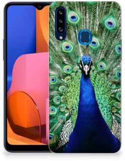 B2Ctelecom Siliconen Back Cover Samsung Galaxy A20s GSM Hoesje Pauw