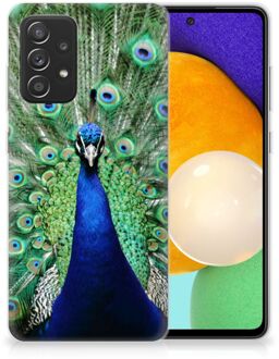 B2Ctelecom Siliconen Back Cover Samsung Galaxy A52 (5G/4G) GSM Hoesje Pauw