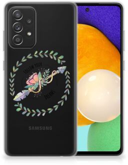 B2Ctelecom Siliconen Back Cover Samsung Galaxy A52 (5G/4G) Hoesje Doorzichtig Boho Dreams