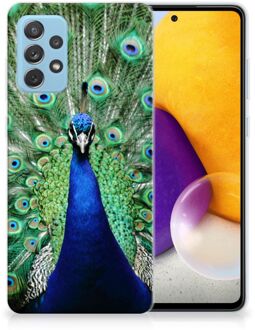 B2Ctelecom Siliconen Back Cover Samsung Galaxy A72 GSM Hoesje Pauw