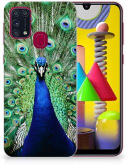 B2Ctelecom Siliconen Back Cover Samsung Galaxy M31 GSM Hoesje Pauw