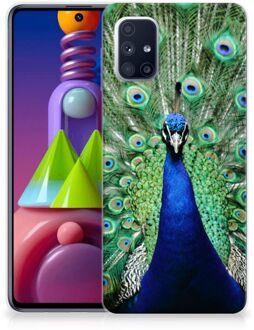 B2Ctelecom Siliconen Back Cover Samsung Galaxy M51 GSM Hoesje Pauw