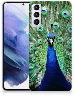 B2Ctelecom Siliconen Back Cover Samsung Galaxy S21 Plus GSM Hoesje Pauw