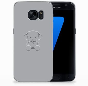 B2Ctelecom Siliconen Backcase Samsung S7 Baby Olifant