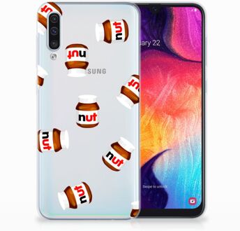 B2Ctelecom Siliconen Backcover Samsung Galaxy A50 TPU Hoesje Nut Jar