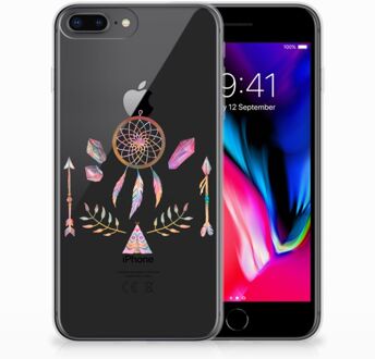 B2Ctelecom Siliconen Bumper Hoesje iPhone 7 Plus | 8 Plus Boho Dreamcatcher