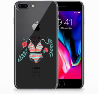 B2Ctelecom Siliconen Bumper Hoesje iPhone 7 Plus | 8 Plus Boho Summer