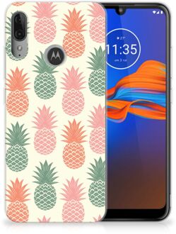 B2Ctelecom Siliconen Case Motorola Moto E6 Plus Ananas