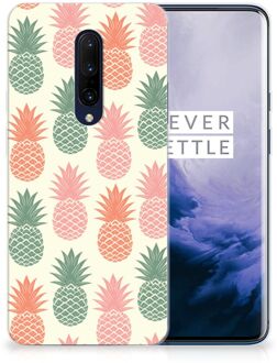 B2Ctelecom Siliconen Case OnePlus 7 Pro Ananas