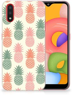 B2Ctelecom Siliconen Case Samsung Galaxy A01 Ananas