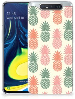 B2Ctelecom Siliconen Case Samsung Galaxy A80 Ananas