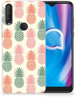 B2Ctelecom Siliconen Hoesje Alcatel 1S (2020) GSM Hoesje Ananas