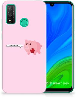 B2Ctelecom Siliconen Hoesje Huawei P Smart 2020 GSM Hoesje Pig Mud