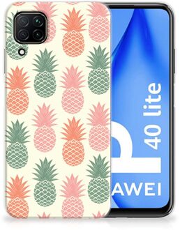 B2Ctelecom Siliconen Hoesje Huawei P40 Lite GSM Hoesje Ananas