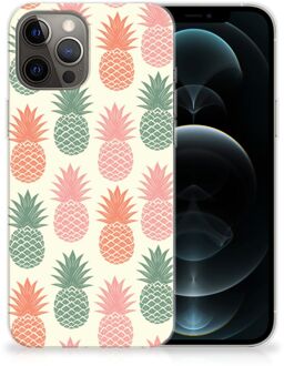 B2Ctelecom Siliconen Hoesje iPhone 12 Pro Max GSM Hoesje Ananas