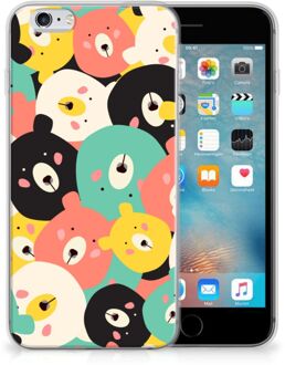 B2Ctelecom Siliconen hoesje iPhone 6 | 6S Bears