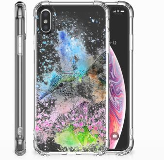 B2Ctelecom Siliconen Hoesje iPhone X/10 | Xs Design Vogel