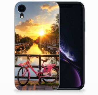 B2Ctelecom Siliconen Hoesje iPhone XR Amsterdamse Grachten