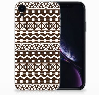 B2Ctelecom Siliconen Hoesje iPhone XR Aztec Brown