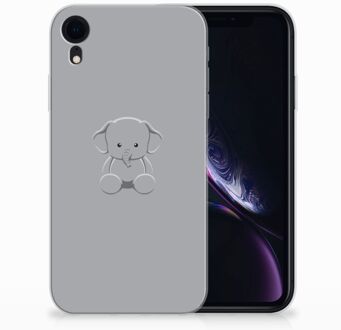 B2Ctelecom Siliconen Hoesje iPhone XR Baby Olifant