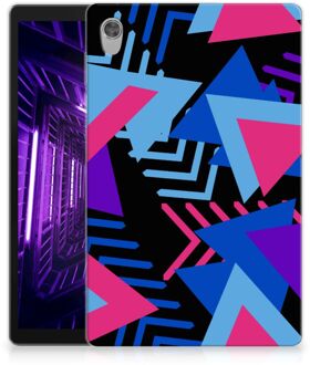 B2Ctelecom Siliconen Hoesje Lenovo Tab M10 HD (2de generatie) Backcase Funky Triangle met doorzichte zijkanten