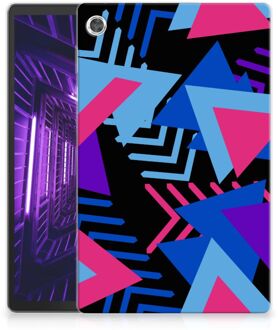 B2Ctelecom Siliconen Hoesje Lenovo Tab M10 Plus Backcase Funky Triangle met doorzichte zijkanten