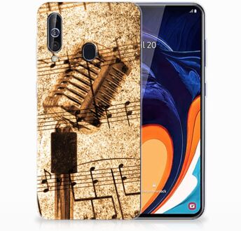 B2Ctelecom Siliconen Hoesje met foto Samsung Galaxy A60 Bladmuziek