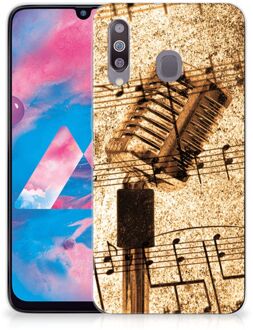 B2Ctelecom Siliconen Hoesje met foto Samsung Galaxy M30 Bladmuziek