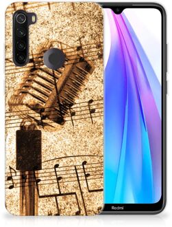 B2Ctelecom Siliconen Hoesje met foto Xiaomi Redmi Note 8T Bladmuziek