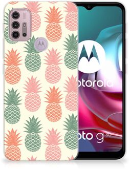 B2Ctelecom Siliconen Hoesje Motorola Moto G30 | G10 GSM Hoesje Ananas