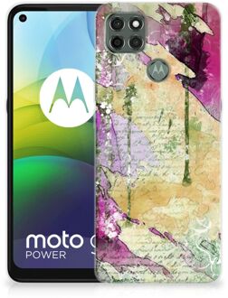 B2Ctelecom Siliconen Hoesje Motorola Moto G9 Power GSM Hoesje Customize Schilderij