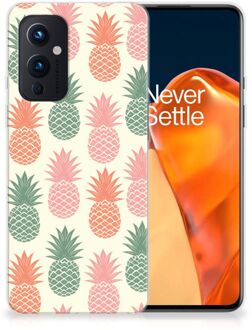 B2Ctelecom Siliconen Hoesje OnePlus 9 GSM Hoesje Ananas