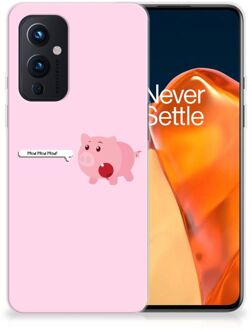 B2Ctelecom Siliconen Hoesje OnePlus 9 GSM Hoesje Pig Mud