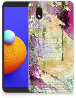 B2Ctelecom Siliconen Hoesje Samsung Galaxy A01 Core GSM Hoesje Customize Schilderij